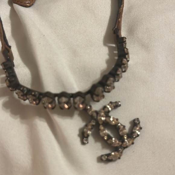 Made in Italy Chanel size 36 tan and black patent trim - Picture 5 of 8